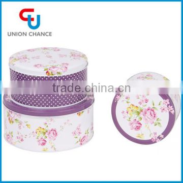 2015 round-shape pop cake tin boxes