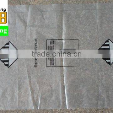 Asbestos clear plastic packing jumbo bag