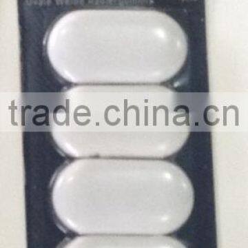 4pc white pencil erasers set