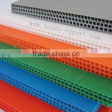 2mm 3mm 4mm Corflute Board/Corrugated Plastic Board