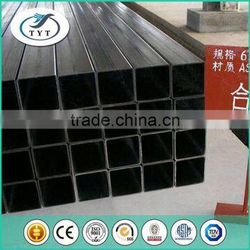 Large Stock Accepted Customized Structural Thin Wall Black Square Hollow Steel Pipes photo-2