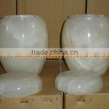 WHOLSALE 2017 NATURAL 2017 New Items WHITE ONYX URNS photo-4