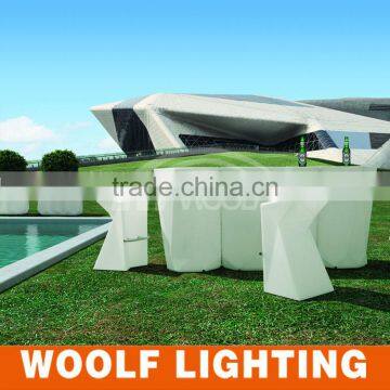 Rechargeable High Quality All Shapes and Sizes Lighted Up Modern LED Bar Table photo-5