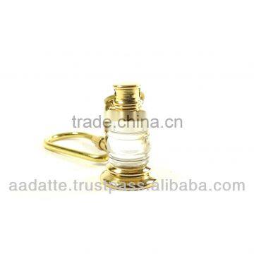 Marine Brass Ship Lamp Nautical Key Chain photo-2