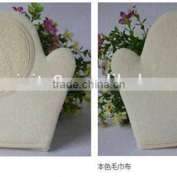 Cy297 Naturals Exfoliating Deep Cleansing Double-sided Loofah Pads Glove Luffa Fibres Sponge Scrubber Brush For Shower photo-4