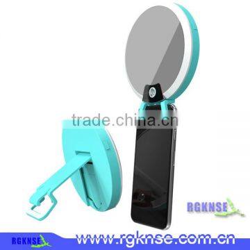 RGKNSE Beauty Mobile Phone Selfie Enhancing Led Flash Light With Makeup Mirror Selfie Ring Light With Phone Stand Fill Light LED photo-3
