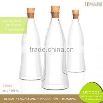 Empty Thermo Handmade New Glass Milk Bottles Sale photo-3