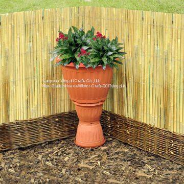 Factory Direct Eco-friendly Natural High Quality Popular Garden Cheap Price Split Bamboo Fence photo-3