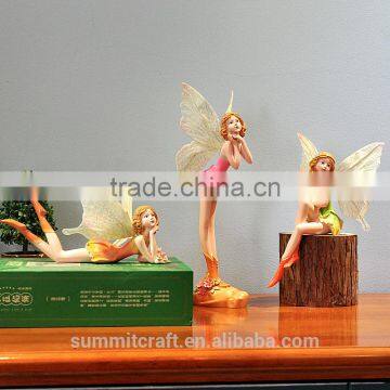 Polyresin mini fairy figurines wholdsale fairy figures