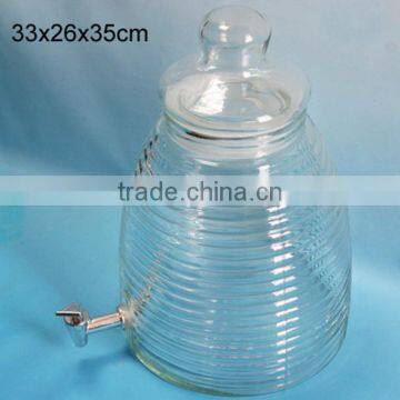 12L Glass Wine Cereal Dispenser PJ01 photo-2