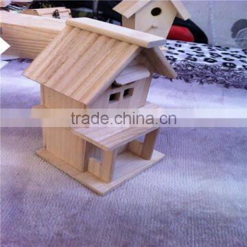 Hot sale solid wood two floor bird nest,large bird nest