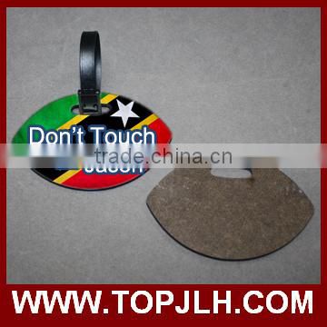 Heat transfer printing luggage tag MDF pendant for luggage