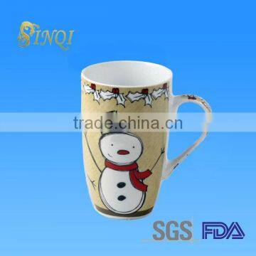 13oz promotional bulk wholesale ceramic cheap christmas mugs