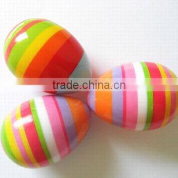 Decorative plastic easter egg