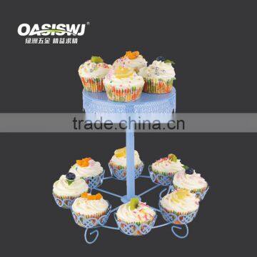 New design cupcake stand with powder coating any color