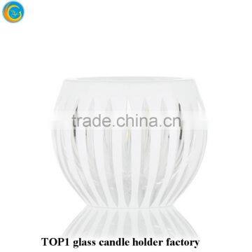 Mercury Glass Votive Holder With Sacred Hearts photo-4