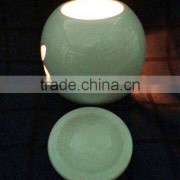 Factory Direct Ceramic Tea Light Oil Burner With Aromatherapy Function photo-6