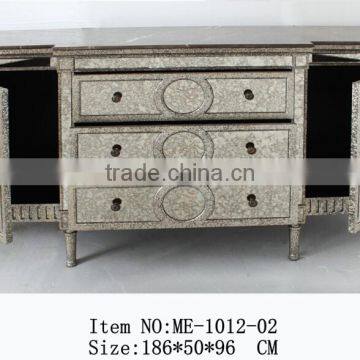 Wooden Antique Mirror kitchen cabinets and wardrobes guangzhou