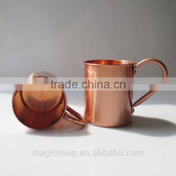 Manufacturer high quality moscow mule mug pure copper mug