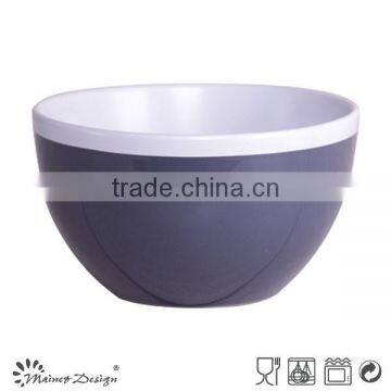 Dinner Set With White Rim/16PCS GREY STONEWARE DINNER SET photo-4