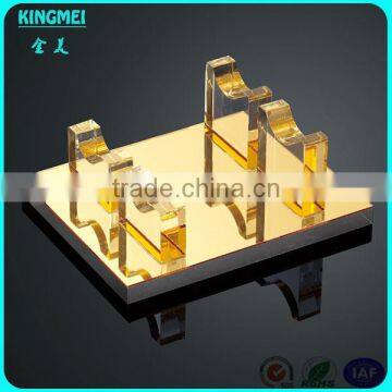 Customized V Shape Acrylic Microphone Display Stand Holder