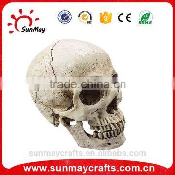 Custom high quality hand carved polyresin skull for sale