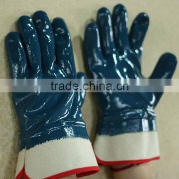 NMSAFETY high quality cut 2 blue nitrile oil industrial work glove