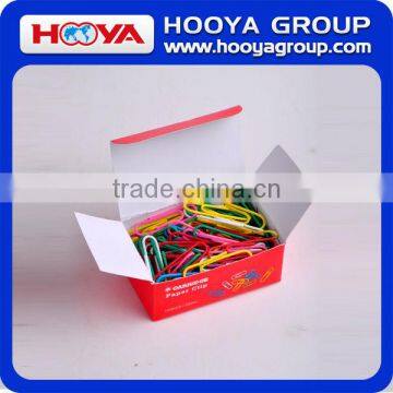 33mm wholesale cheap colorful plastic coated round paper clip