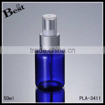 Hot Selling Cosmetic Toner Fragrance Perfume 2017 Hot New Products Blue Empty 50ml Plastic Spray Bottle Wholesale photo-5