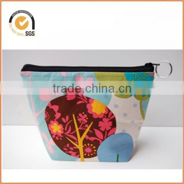 Tree and Owl Flower Print / Makeup Bag / Cosmetic / Zipper Pouch By Chiqun Dongguan CQ-H02016