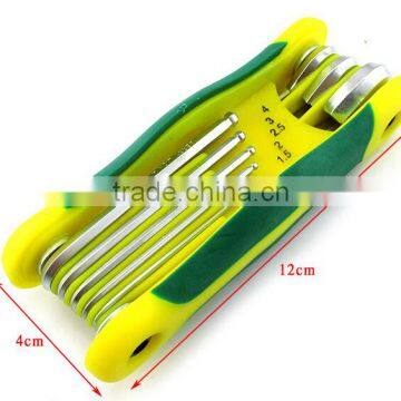 Berrylion Tools Ball End 8pcs Foldable Allen Key Set With Reasonable Price photo-2