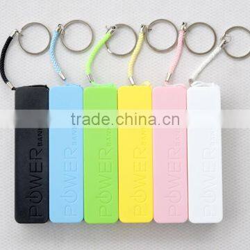 Mini 2600mAh Real Capacity Sales Promotion Gift Keychain Perfume Power Bank