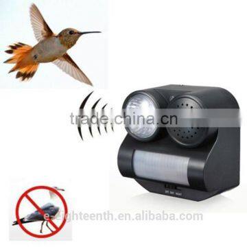 New PIR Sensor Birds Repeller Sound Gunshot Flashlight 80 Square Meters for Birds Repelling Pest Control Garden Supplies photo-2