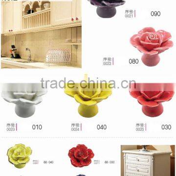 High Quality Marble Material Door Knobs Ceramic Door Handle Knobs photo-4