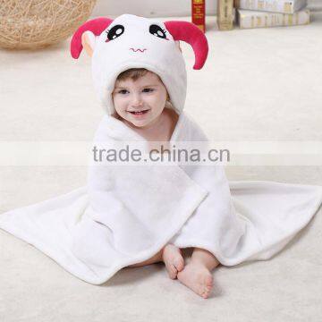 Wholesale Animal Shape Baby Bathrobe With Hood Baby Blankets photo-5