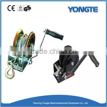 Black Manual Crank Winches