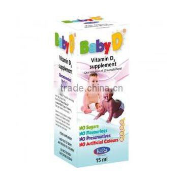 BABY D VITAMIN D3 SUPPLEMENT 30ML