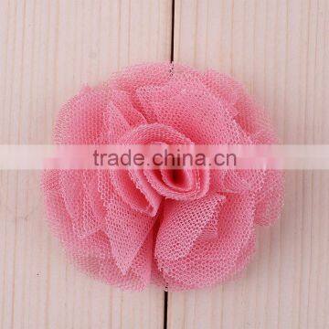 Handmade Mesh Flower Clip for Kids Hair Accessories photo-5