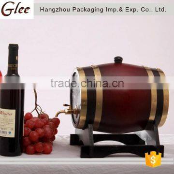 Traditional high quality 3L ,5L,10L oak wooden wine barrel