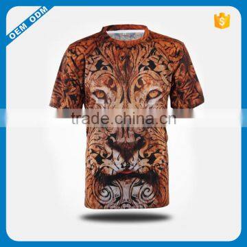 wholesale Men's custon printed T-shirt sports T-shirt OEM