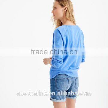 High Quality Lady Wholesale Crewneck Sweatshirt Manufacturer photo-2