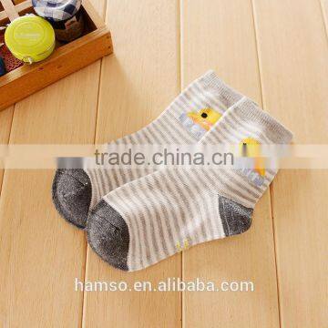 cartoon nice boy tube stripe socks