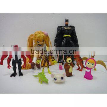One Piece Pvc Mini Figure Toy , Plastic Custom Action Figure