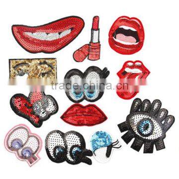 Animal Applique Embroidery Designs Custom Insect Embroidery Sequin Patch photo-2