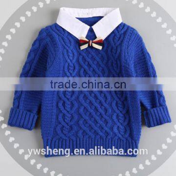Latest New Design Baby Boy Cashmere Knitted Sweater photo-2