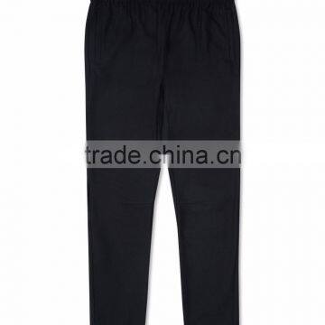 Custom 100% Black Straight Leg Smart Joggers Looser Fit Sweater Pants With Double Pocket Sides For Men Wholesale photo-3