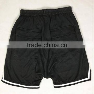 Custom Elastic Waist Gym Striped Basketball Jogger Wholesale Mens Sweat Crossfit Harem Sweat Shorts Pants photo-6