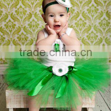 Hot Sales Kids Pettiskirt Ruffle Chiffon Petti Top Set 0-6years Pettiskirt photo-4