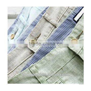 Hot 100% Cotton Cheap Light Color Casual Half Pants for Men photo-6