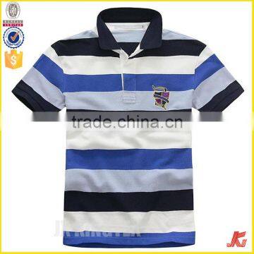 Latest Fashion Custom Polo Shirt Cheap Wholesale Striped Polo